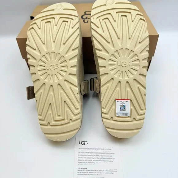 UGG Women's Goldenstar Slingback Clog Flats Sand Color NWB Size 9 - Picture 5 of 11